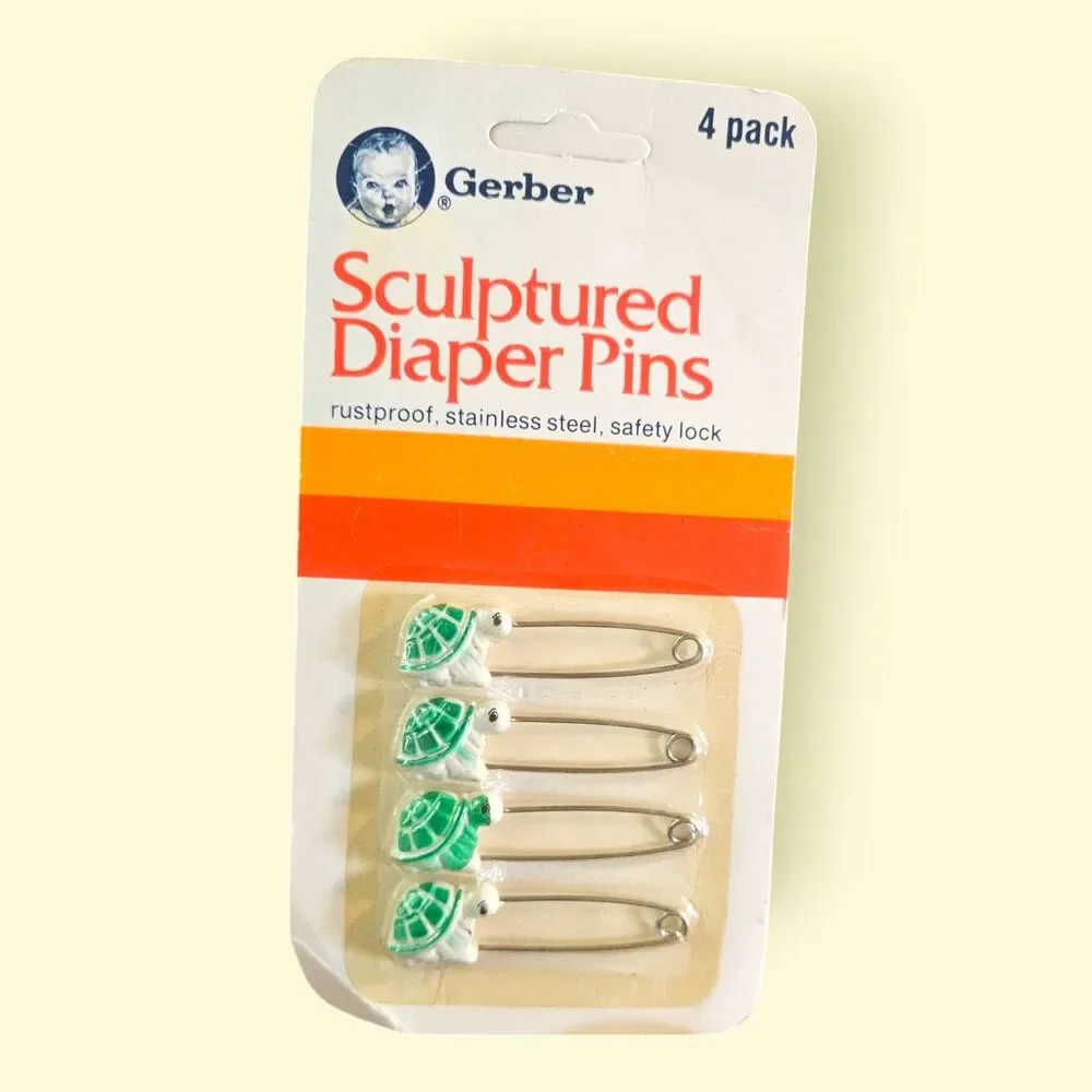 Vintage set of Gerber diaper pins